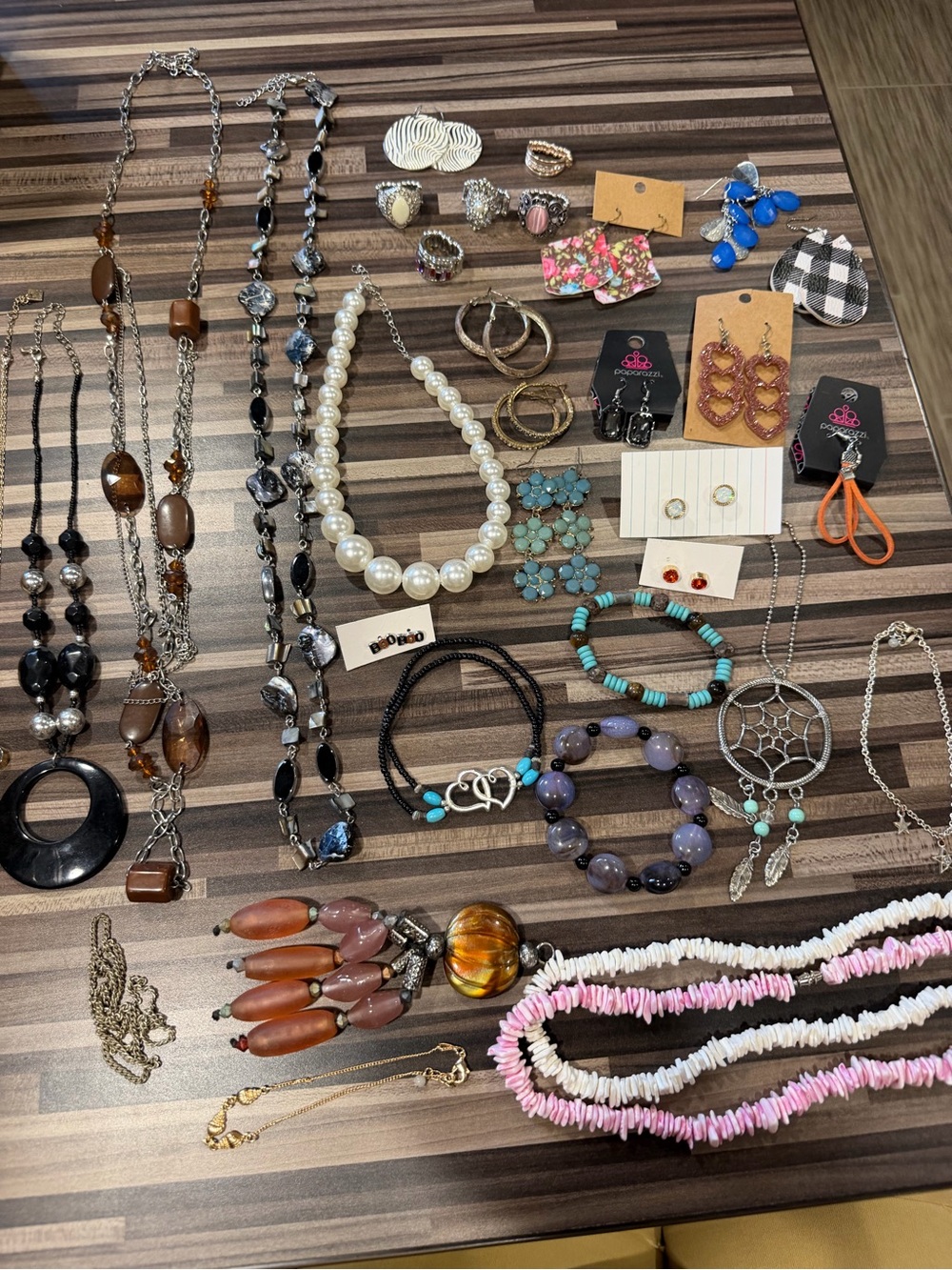 Assorted Women's Jewelry Lot – Multicolor Fashion Necklaces & Earrings